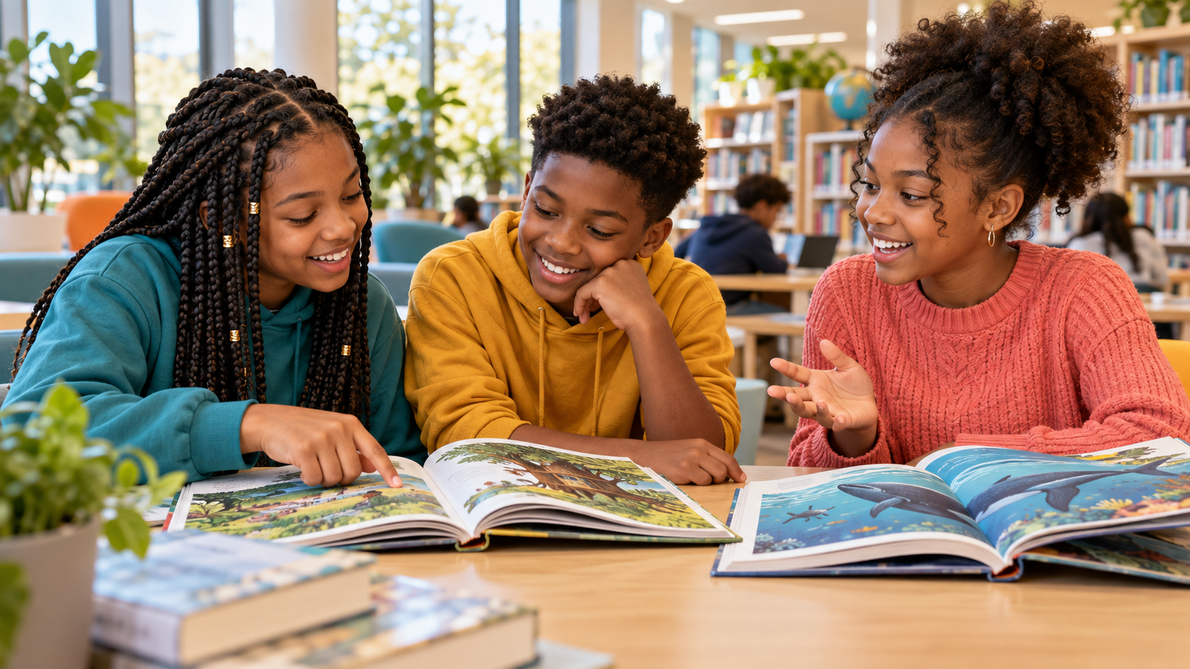 Young readers share stories